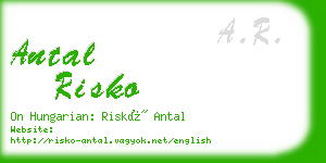 antal risko business card